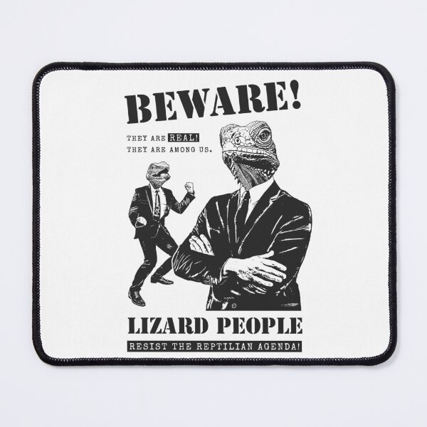 Item preview, Beware the Lizard People designed and sold by Darmoks-Geeks.