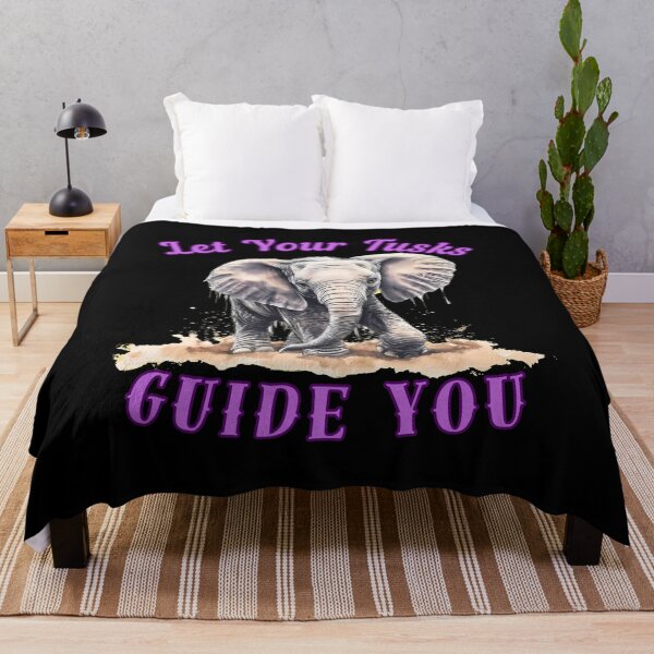 Item preview, Let Your Tusks Guide You. elephant face designed and sold by ElephantVibes.