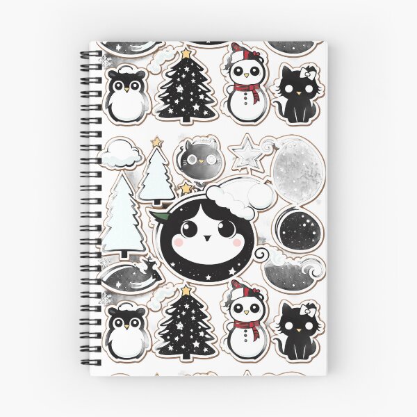 Item preview, Cute Goth Babies Holiday Goth Christmas Sticker Set designed and sold by Earth Nature Creations.