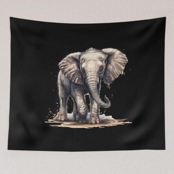 Item preview, Wild Elephant designed and sold by ElephantVibes.