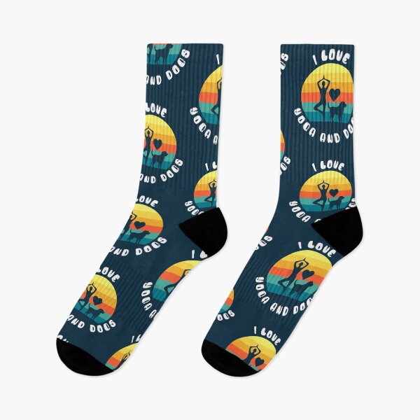 Item preview, I Love Yoga and Dogs: Zen Vibes for Canine Yogis designed and sold by CreativeGarage.