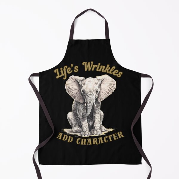 Item preview, Life’s Wrinkles Add Character. elephant portrait designed and sold by ElephantVibes.