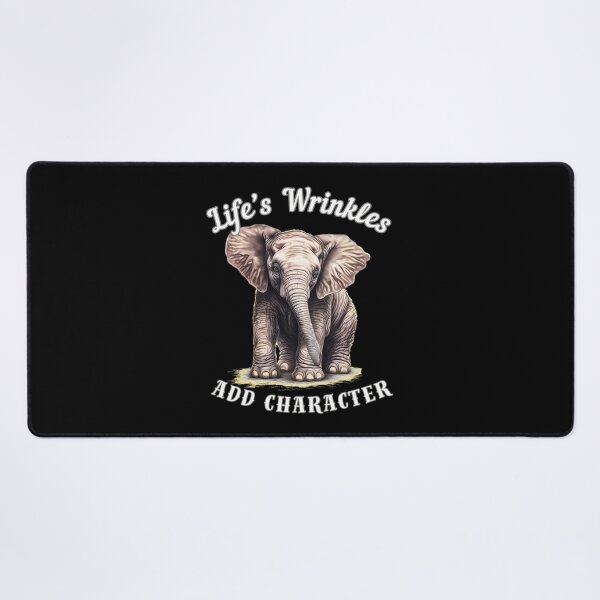 Item preview, Life’s Wrinkles Add Character. surreal elephant designed and sold by ElephantVibes.