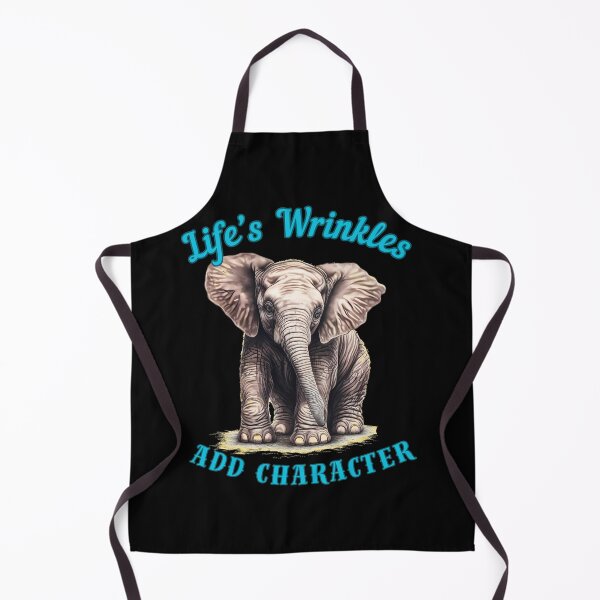 Item preview, Life’s Wrinkles Add Character. adorable elephant designed and sold by ElephantVibes.
