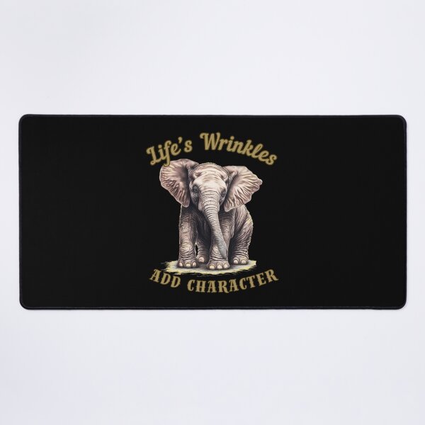 Item preview, Life’s Wrinkles Add Character. african elephant designed and sold by ElephantVibes.