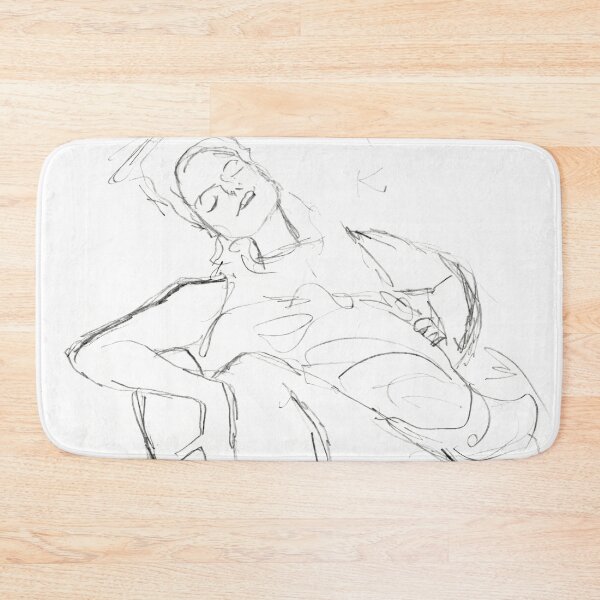 Item preview, Two Studies for a Crouching Woman (ca. 1914–1915) designed and sold by BossyCatHome.