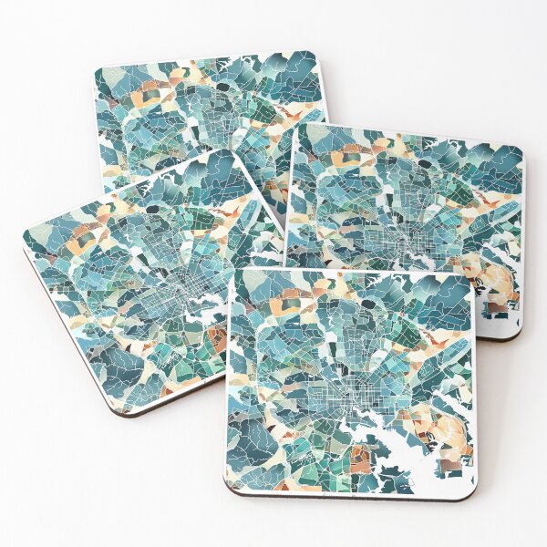 Item preview, Baltimore Maryland City Map - Lush Green designed and sold by StylishStacks.