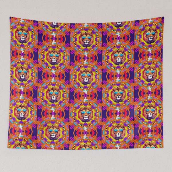 Item preview, Funky Lion Mandella  designed and sold by Kate Juergens.