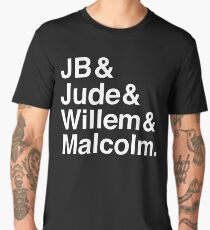 A LITTLE LIFE book JB & Jude & Willem & Malcolm (in white) Men's Premium T-Shirt
