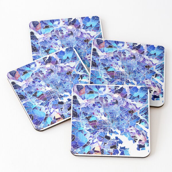 Item preview, Baltimore Maryland City Map - Marine Blue designed and sold by StylishStacks.