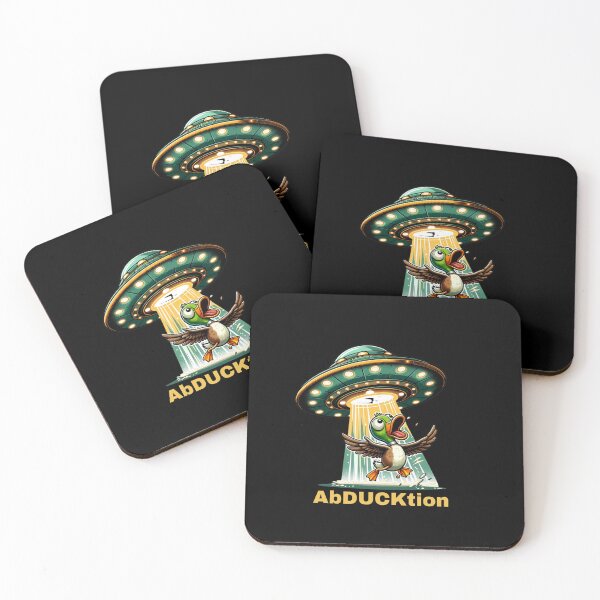 Item preview, AbDUCKtion Duck Alien Abduction  designed and sold by BeansHotTees.