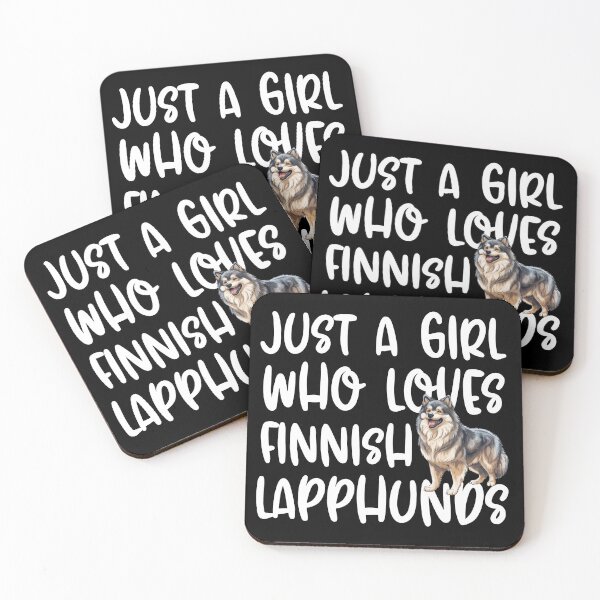 Item preview, Just A Girl Who Loves Finnish Lapphunds designed and sold by TheAnimalZ00.