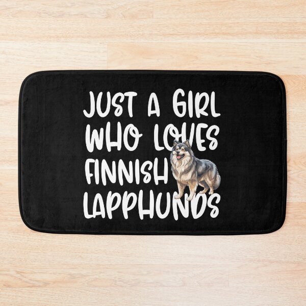 Item preview, Just A Girl Who Loves Finnish Lapphunds designed and sold by TheAnimalZ00.