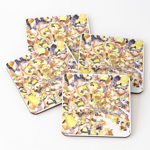 Item preview, Baltimore Maryland City Map - Golden Yellow designed and sold by StylishStacks.
