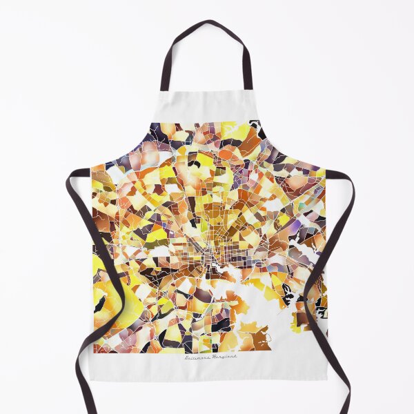 Item preview, Baltimore Maryland City Map - Golden Yellow designed and sold by StylishStacks.