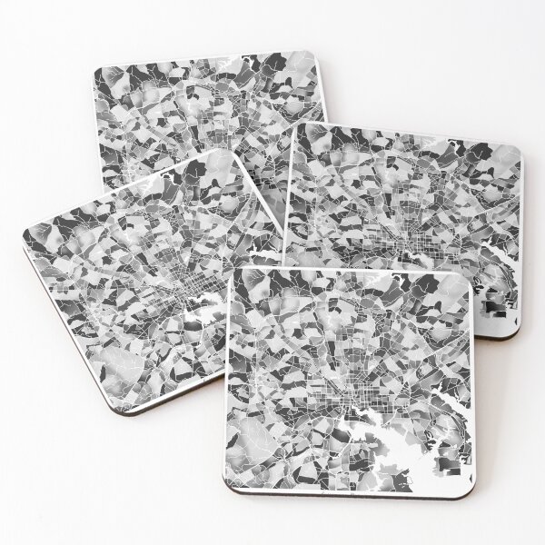 Item preview, Baltimore Maryland City Map - Black and White designed and sold by StylishStacks.