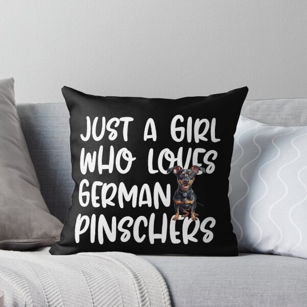 Item preview, Just A Girl Who Loves German Pinschers designed and sold by TheAnimalZ00.
