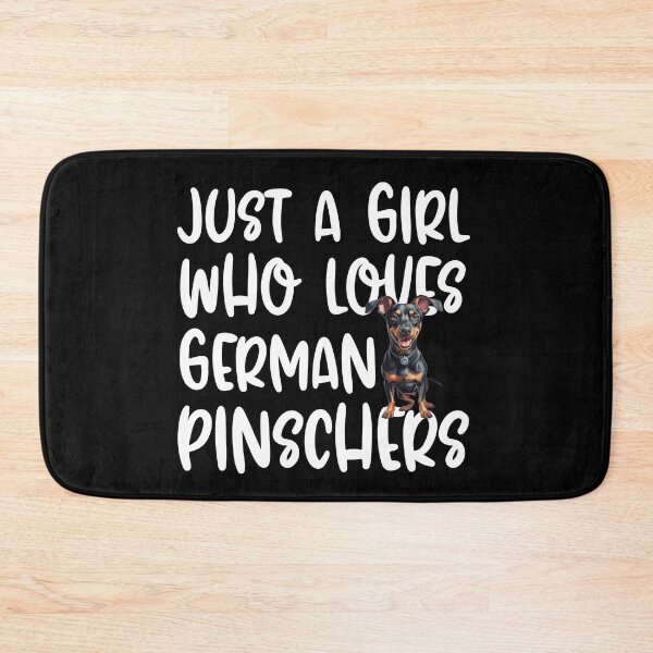 Item preview, Just A Girl Who Loves German Pinschers designed and sold by TheAnimalZ00.