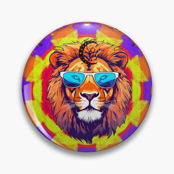 Item preview, Funky Lion Mandella  designed and sold by Kate Juergens.