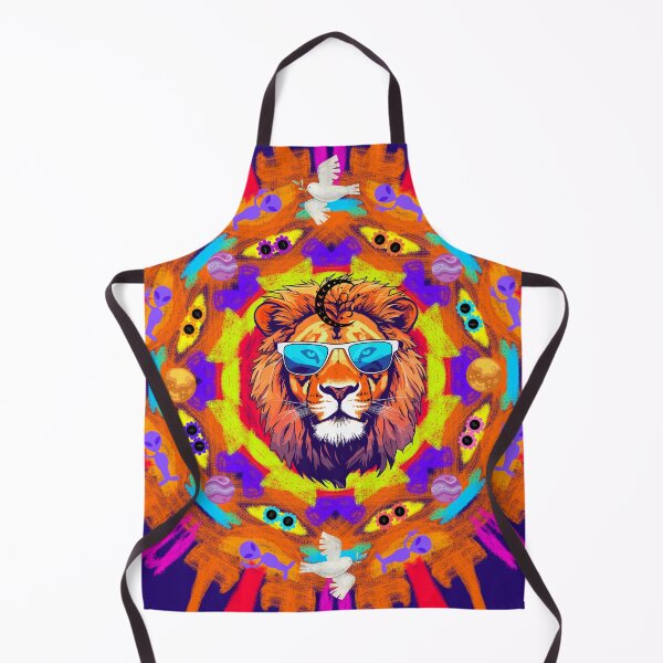 Item preview, Funky Lion Mandella  designed and sold by Kate Juergens.