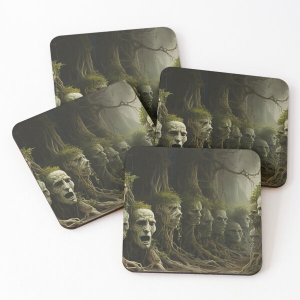 Item preview, fancy face magic forest satan devil fear river designed and sold by UILOVE.