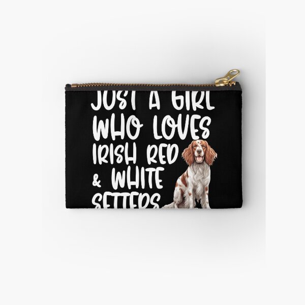 Item preview, Just A Girl Who Loves Irish Red & White Setters designed and sold by TheAnimalZ00.