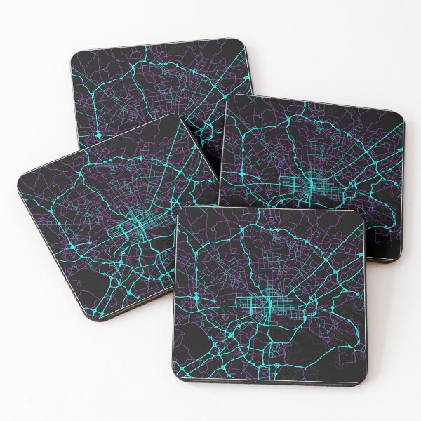 Item preview, Baltimore Maryland City Map - Neon Fantasy designed and sold by StylishStacks.