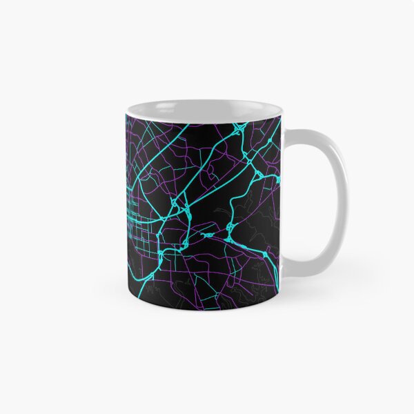 Item preview, Baltimore Maryland City Map - Neon Fantasy designed and sold by StylishStacks.