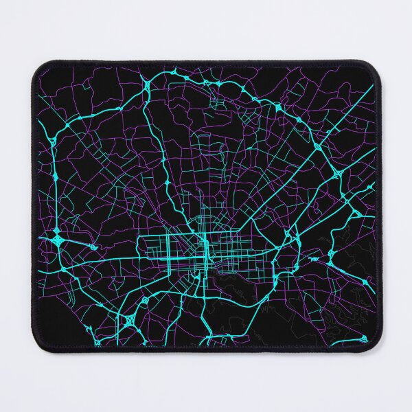 Item preview, Baltimore Maryland City Map - Neon Fantasy designed and sold by StylishStacks.