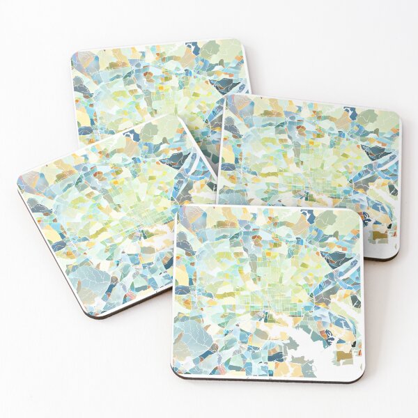 Item preview, Baltimore Maryland City Map - Pastel Color Scheme designed and sold by StylishStacks.