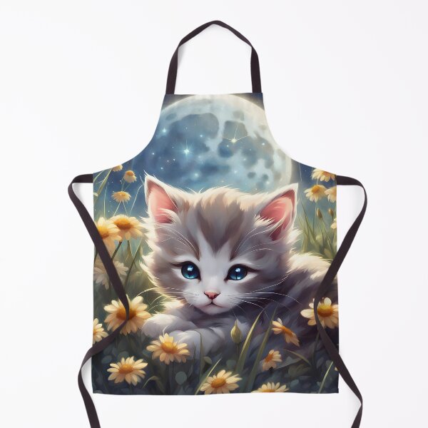 Artikelvorschau, Kitten In A Field Of Flowers entworfen und verkauft von TheArtOfPat.