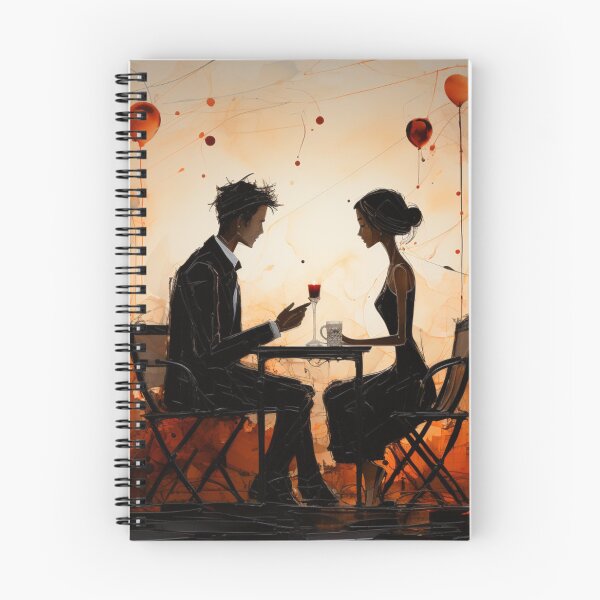 Item preview, love man woman wine talk table cafe couple designed and sold by UILOVE.