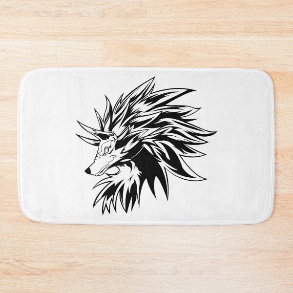 Item preview, Aggressive Hairy Wolf Vector Style designed and sold by DigitalFhaiz.