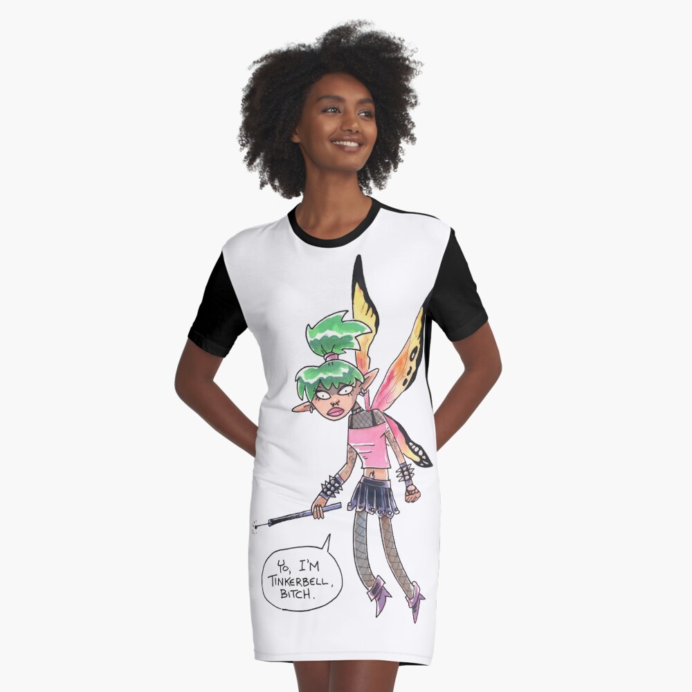 Item preview, Graphic T-Shirt Dress designed and sold by MrChuckles.