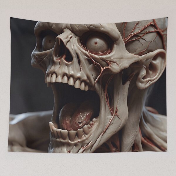 Item preview, Scary Screaming Undead Zombie Creature designed and sold by TheArtOfPat.