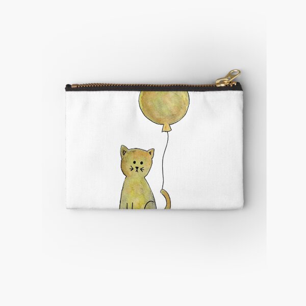 Item preview, Green Yellow Balloon Cat designed and sold by Nina Baldwin.