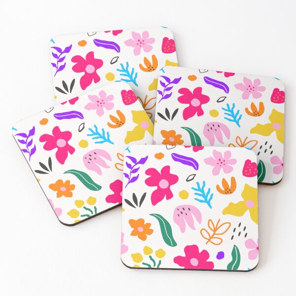 Item preview, Cute Hand Drawn Kids Bright Colorful Floral Pattern - Happy Colors designed and sold by prirajdesigns.