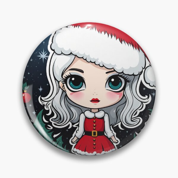Item preview, Cute Holiday Goth Christmas Sticker Set designed and sold by Earth Nature Creations.