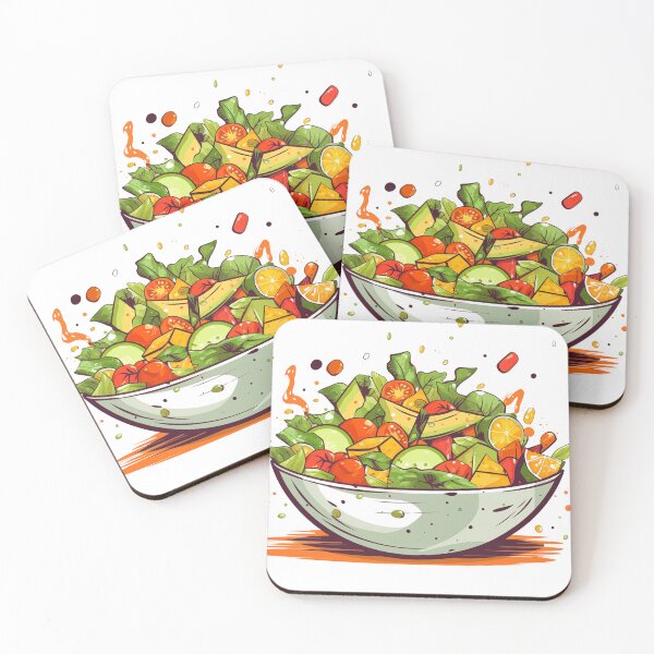 Item preview, Leafy Artistic Garden on Your Plate Salad Symphony designed and sold by 99belldesign.