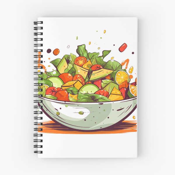 Item preview, Leafy Artistic Garden on Your Plate Salad Symphony designed and sold by 99belldesign.
