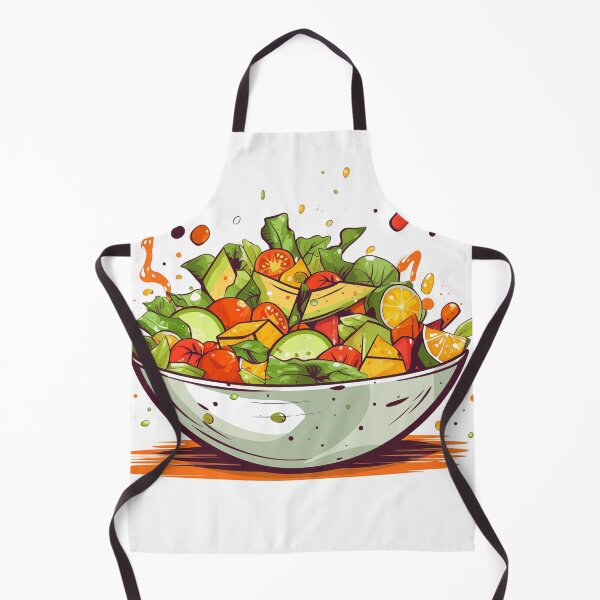 Item preview, Leafy Artistic Garden on Your Plate Salad Symphony designed and sold by 99belldesign.