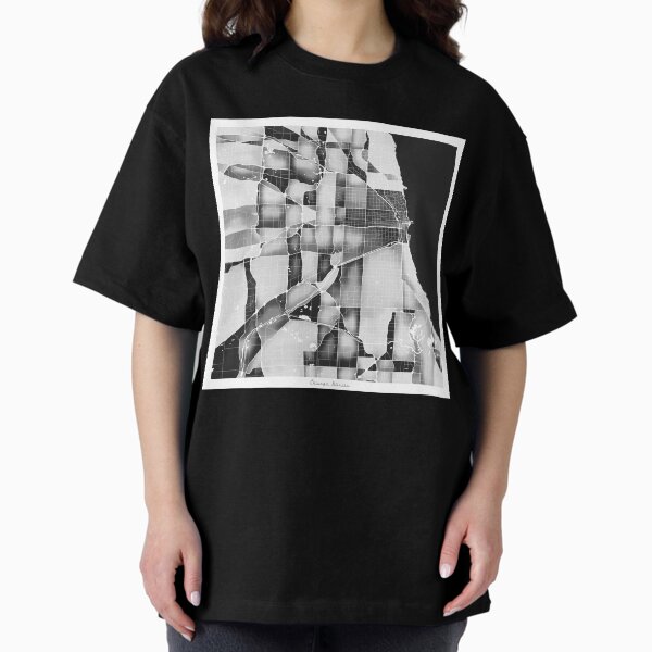 Item preview, Chicago Illinois City Map - Black and White designed and sold by StylishStacks.