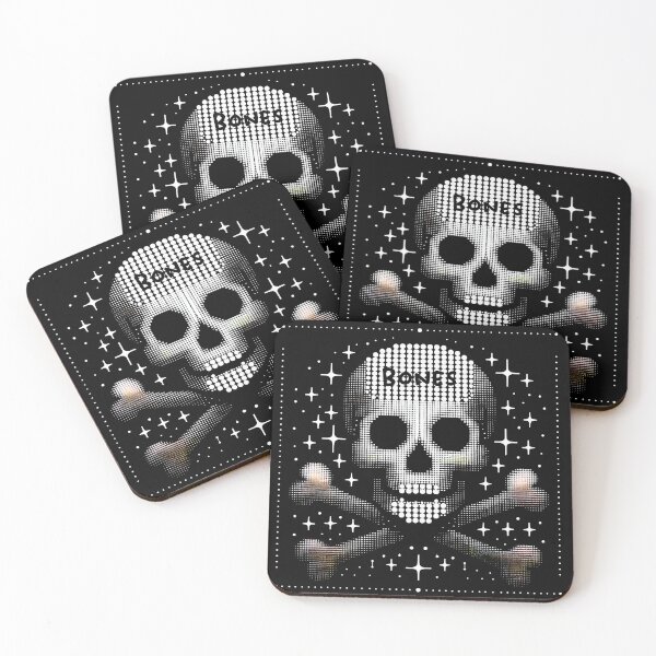 Item preview, Stellar Skull Halftone Design designed and sold by inkArtistryfine.