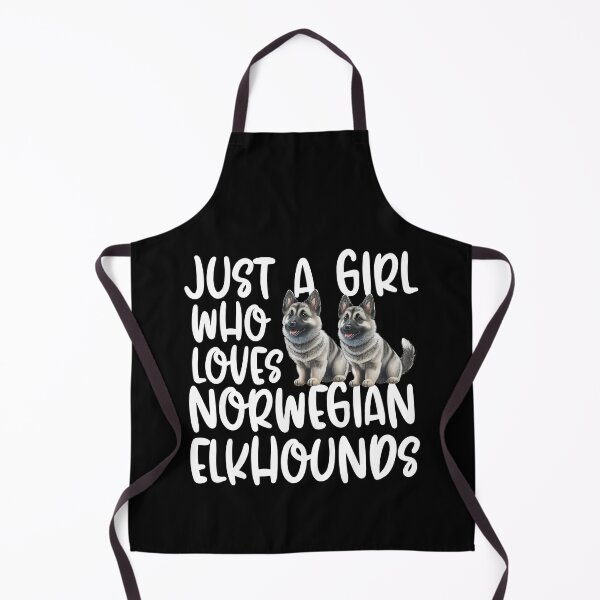 Item preview, Just A Girl Who Loves Norwegian Elkhounds designed and sold by TheAnimalZ00.
