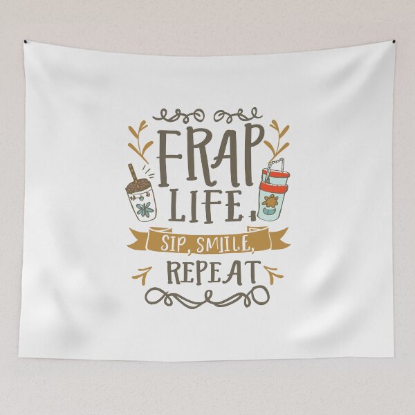 Item preview, Frap Life: Sip, Smile, Repeat 3 designed and sold by HahaHandlesHub.