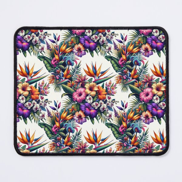 Item preview, Tropical Allure - Vivid Exotic Blossom Array designed and sold by thepillow.