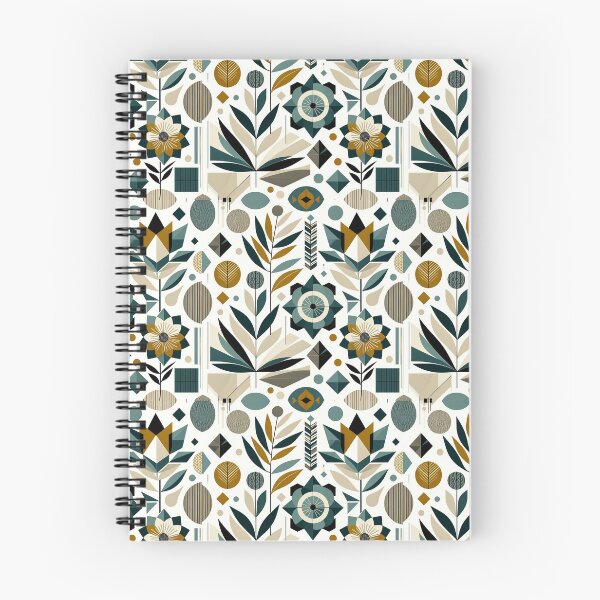 Item preview, Geometric Blossoms - Modern Fusion Pattern designed and sold by thepillow.