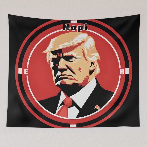 Item preview, Trump Nop Circle designed and sold by inkArtistryfine.