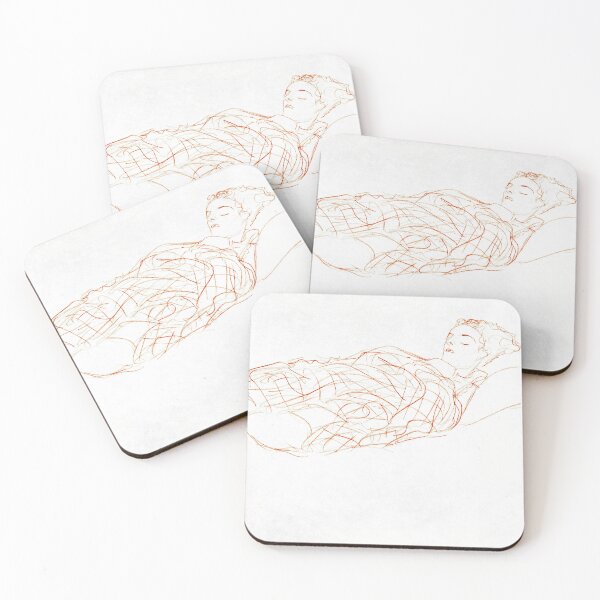 Item preview, Study of A Woman Wrapped by Gustav Klimt (1872–1918) designed and sold by BossyCatHome.