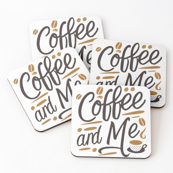 Item preview, Coffee and Me 3 designed and sold by HahaHandlesHub.